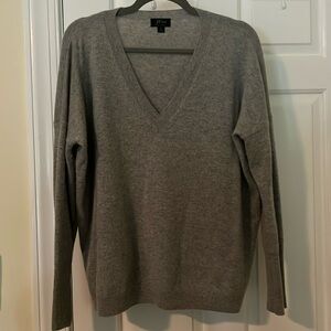 JCrew V-neck cashmere sweater